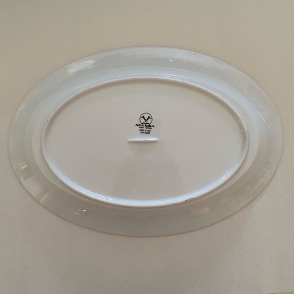 Vtg Christmas Tree Serving Platter - 14" Jian Shiang Seagull Fine China Holiday - Picture 5 of 6